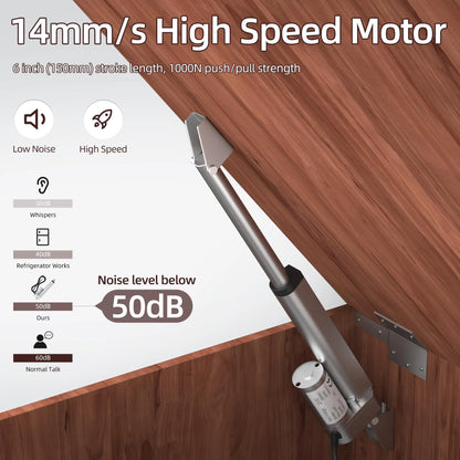 12V High-Speed Electric Linear Actuator — 1000N Heavy Duty