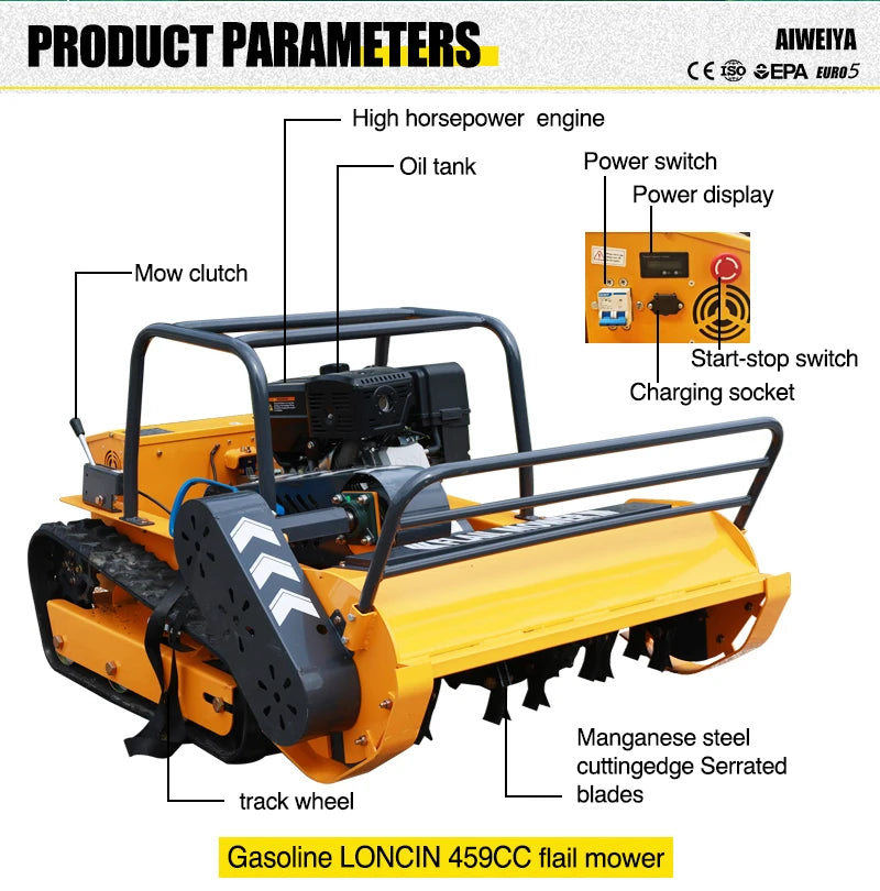 LW-T1200-C- FLAIL Mower